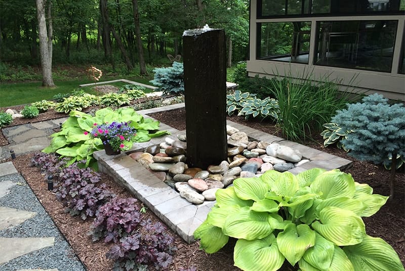 High end landscape water features from Heins Nursery