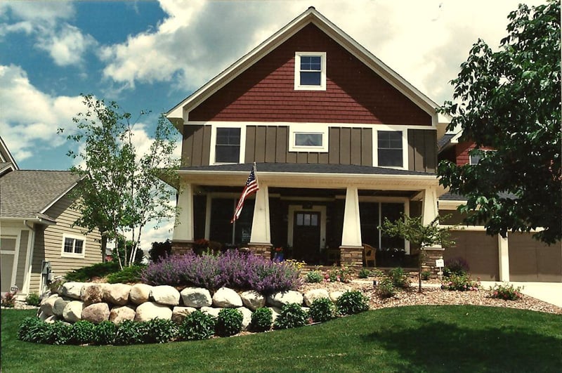 High end landscape retaining walls from Heins Nursery