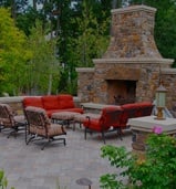 Minnesota Outdoor Kitchens/Rooms from Heins Nursery.